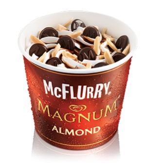 Mcflurry magnum almond