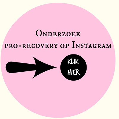 onderzoek pro-recovery instagram