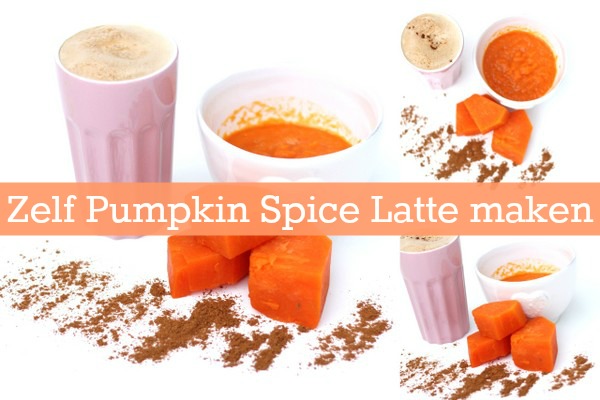pumpkin spice latte zelf maken DIY recept starbucks