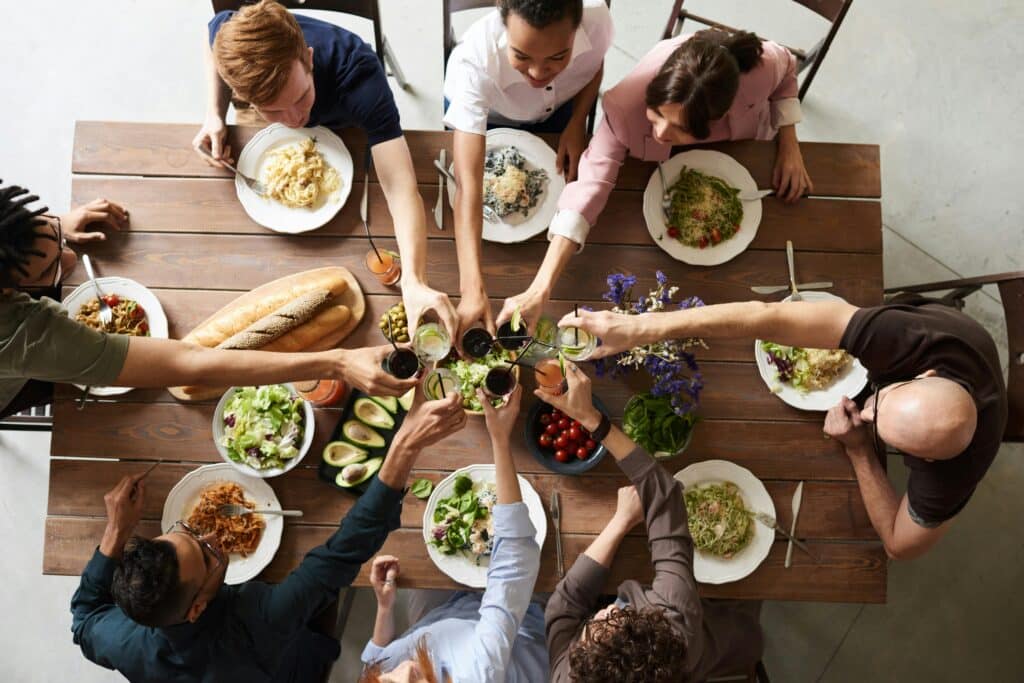 Help! Eten op feestjes