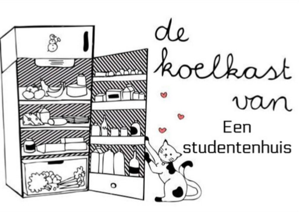 De koelkast van een studentenhuis