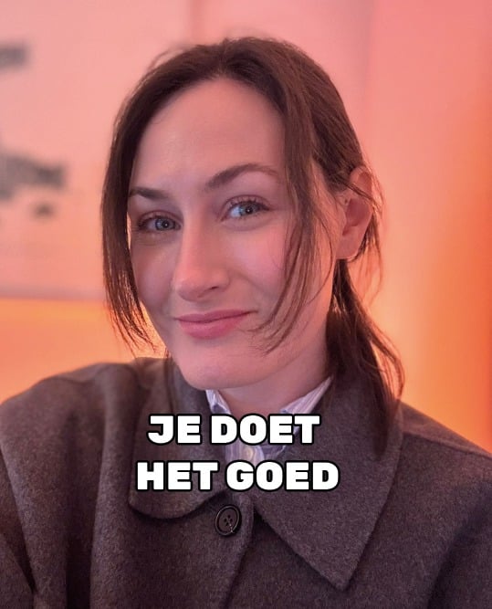 Je doet het goed