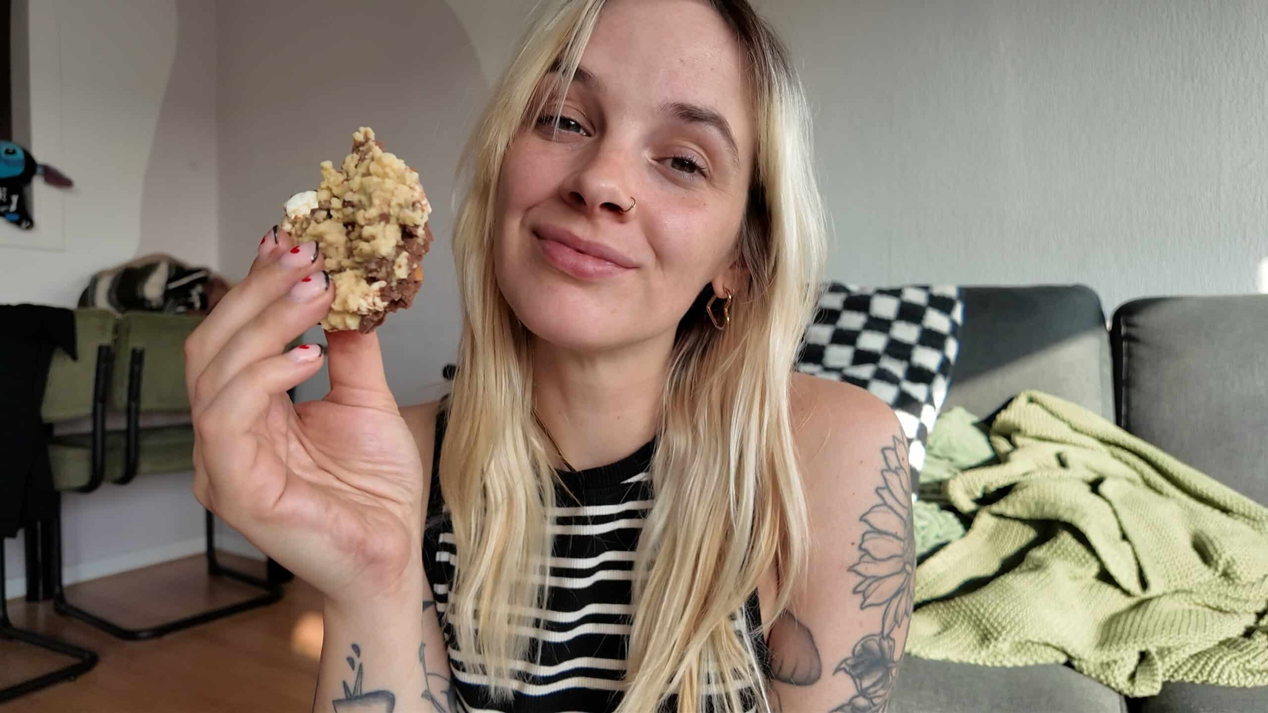 Rocky Road maken, obsessie met eten, angst voor olie en omgaan met ee n vol gevoel