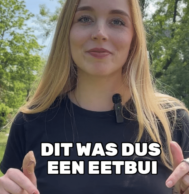 Dit was dus een eetbui