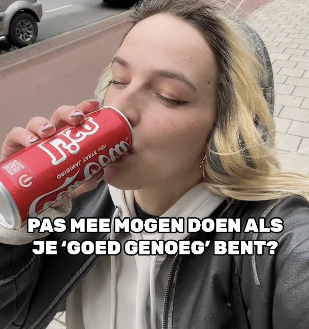 Pas mee mogen doen als je goed genoeg bent?