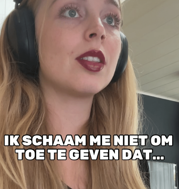 Ik schaam me niet om toe te geven dat…