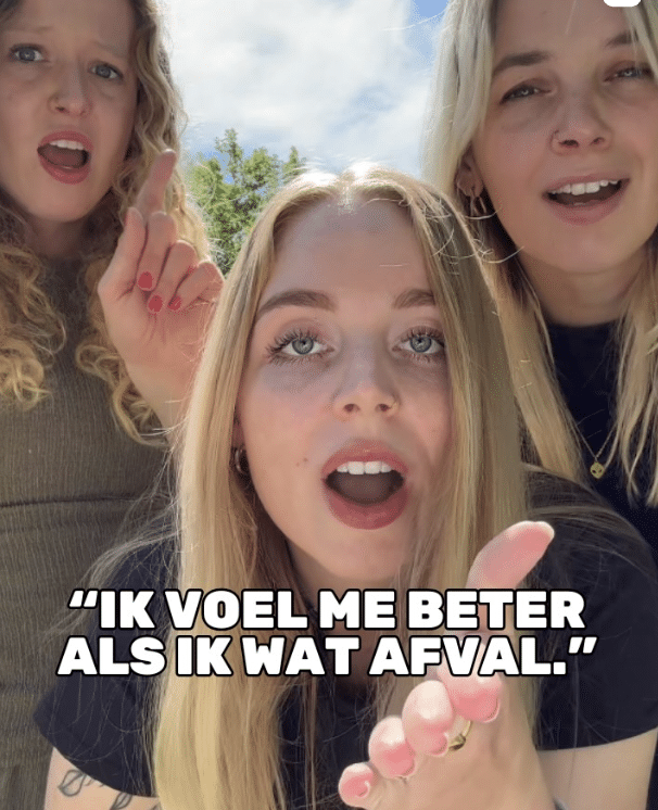 “Ik voel me denk ik beter als ik een beetje afval”