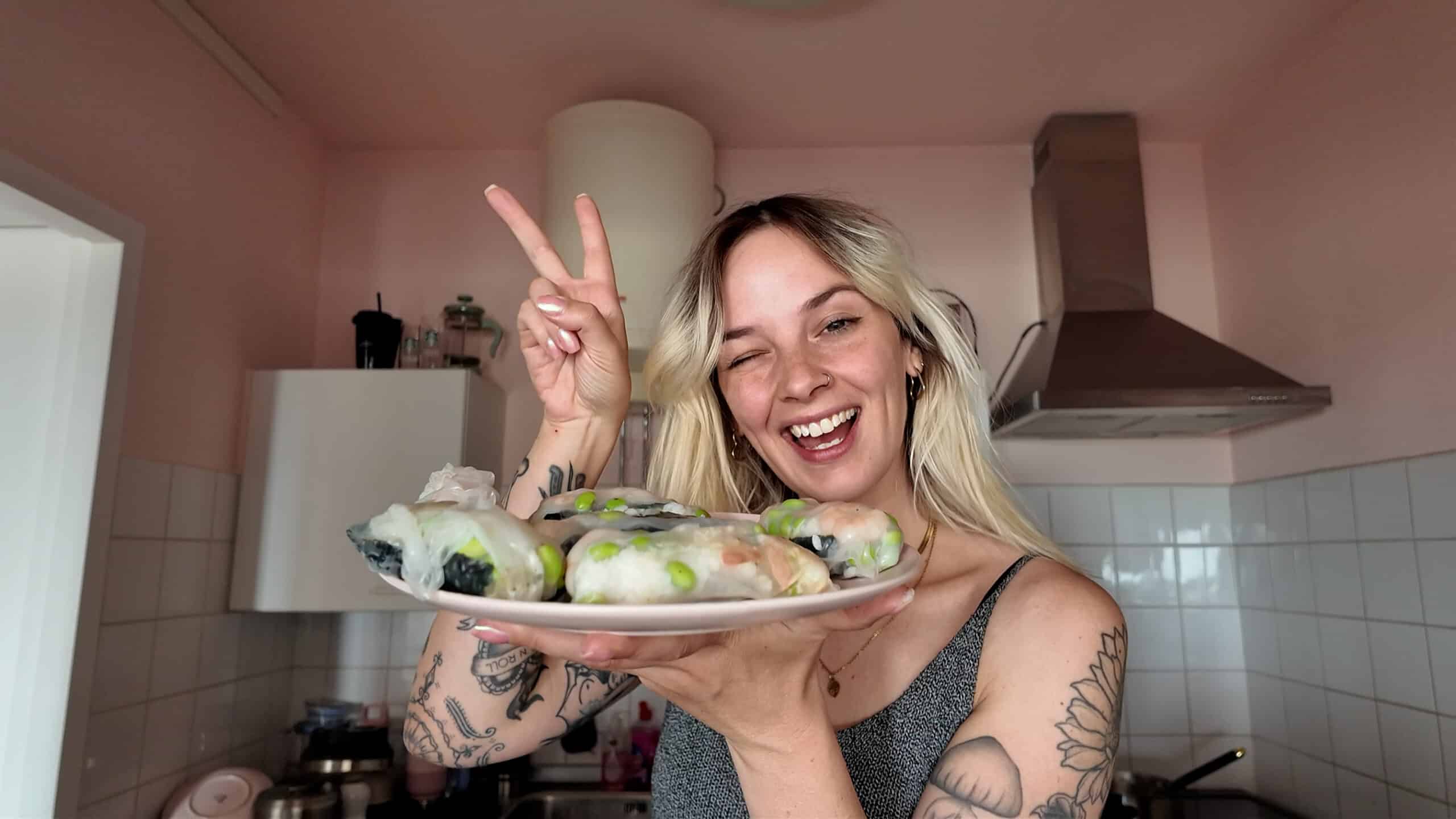 Sushi-springrolls maken + Q&A 