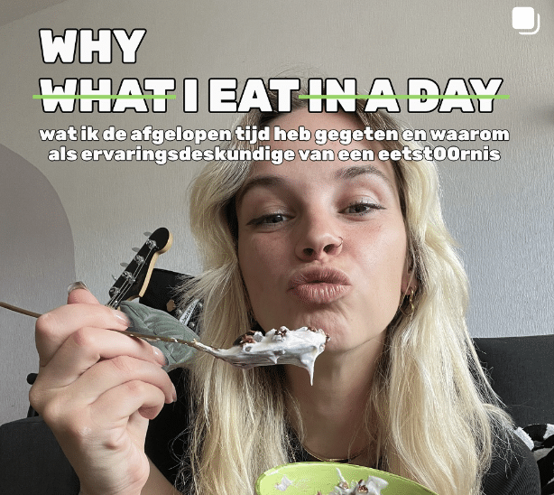 Why I eat in a day – Irene