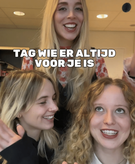 Wie is er altijd voor je?