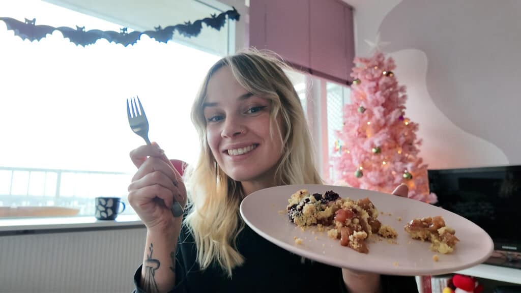 Appel-blauwebessen crumble bakken + Q&A