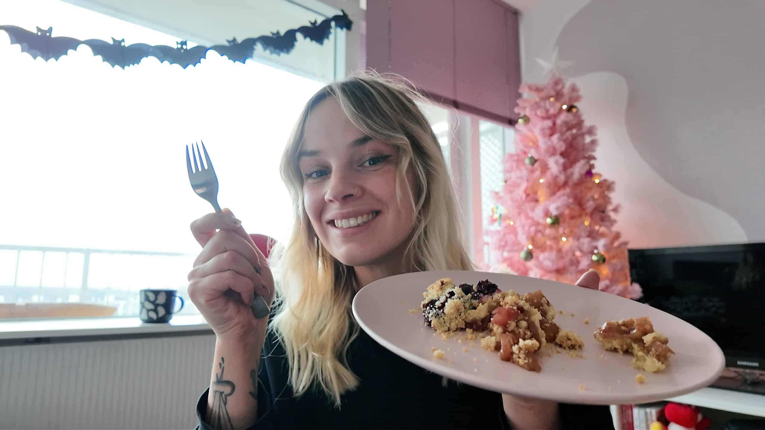 Appel-blauwebessen crumble bakken + Q&A