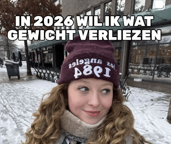 In 2026 wil ik afvallen