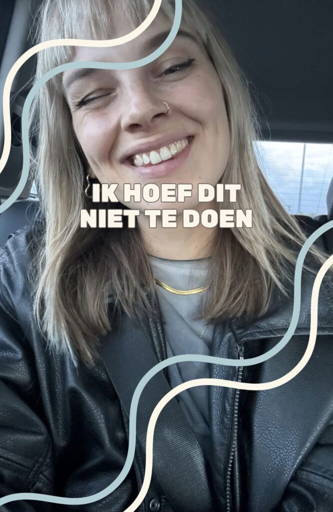 Ik hoef dit niet te doen