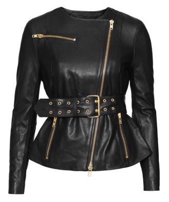 leather jacket H&M
