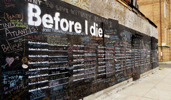 Before I die I want to