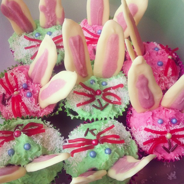 Proud2Bme Bunny Cupcakes 