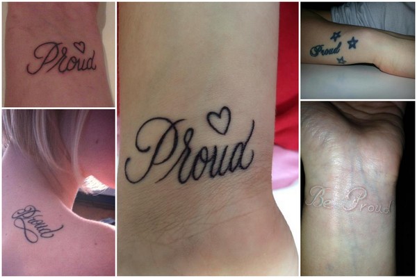 Proud tattoo proud2Bme