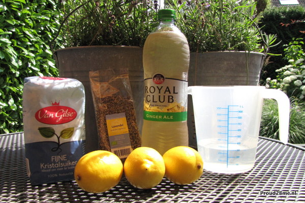 lavendel limonade maken
