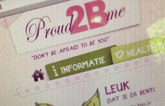 don't be afraid to be you proud2Bme