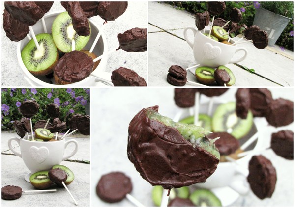 kiwi lollies met chocolade