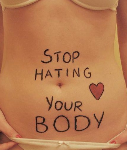 haat lichaam zelfbeeld