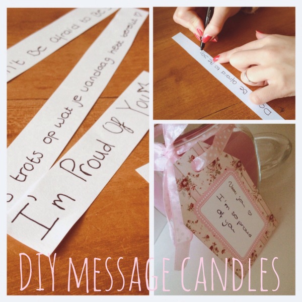 message candle