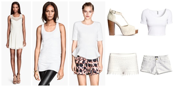 Witte outfits h&m