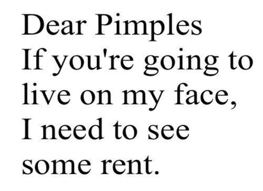 pimples