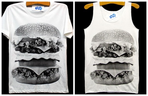 hamburger shirt