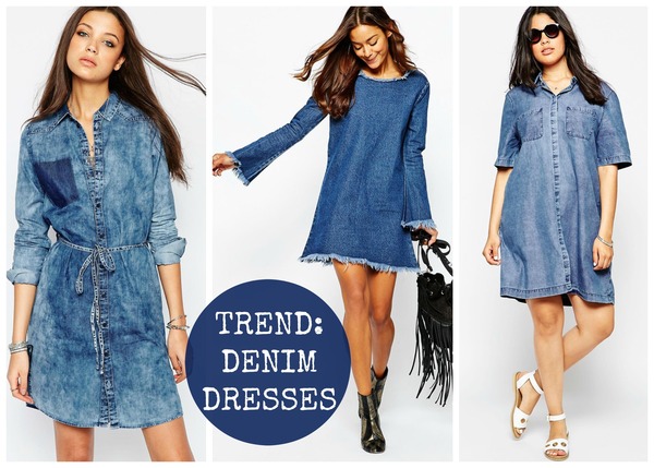 acuut Onvervangbaar commentator Denim dresses in voorjaar - Fashionblog - Proud2bme