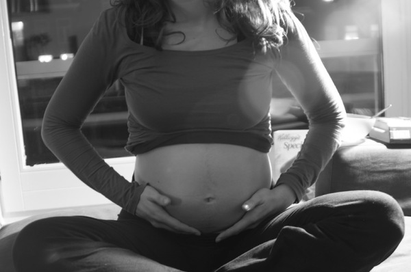 vrouw zwanger