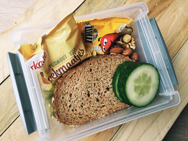 lunch gekookt eitje brood boterham proud2Bme gezond lekker broodtrommel lunchtrommel lunchbox