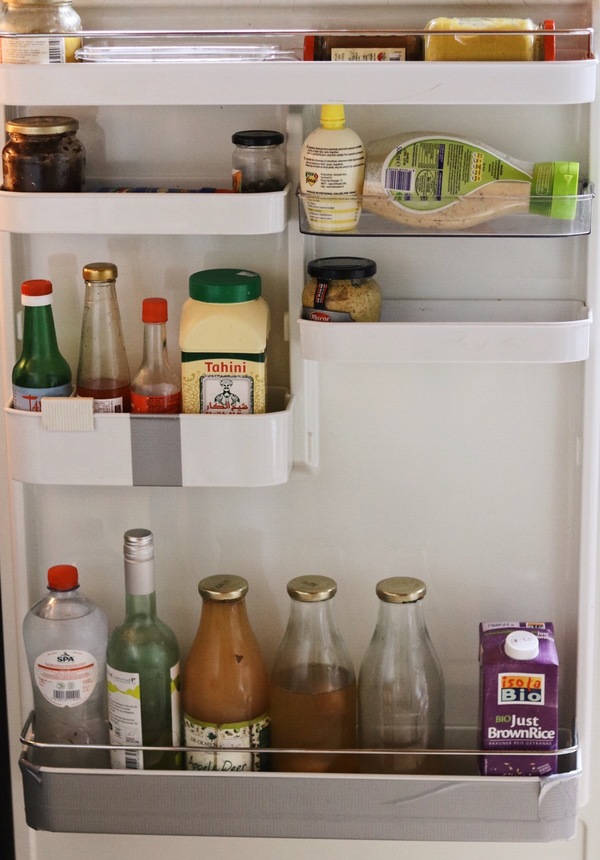 De koelkast van een veganist