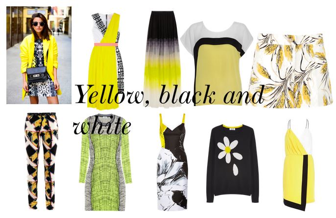 Boos worden Prediken Previs site Kleding in geel, zwart en wit - Fashionblog - Proud2bme
