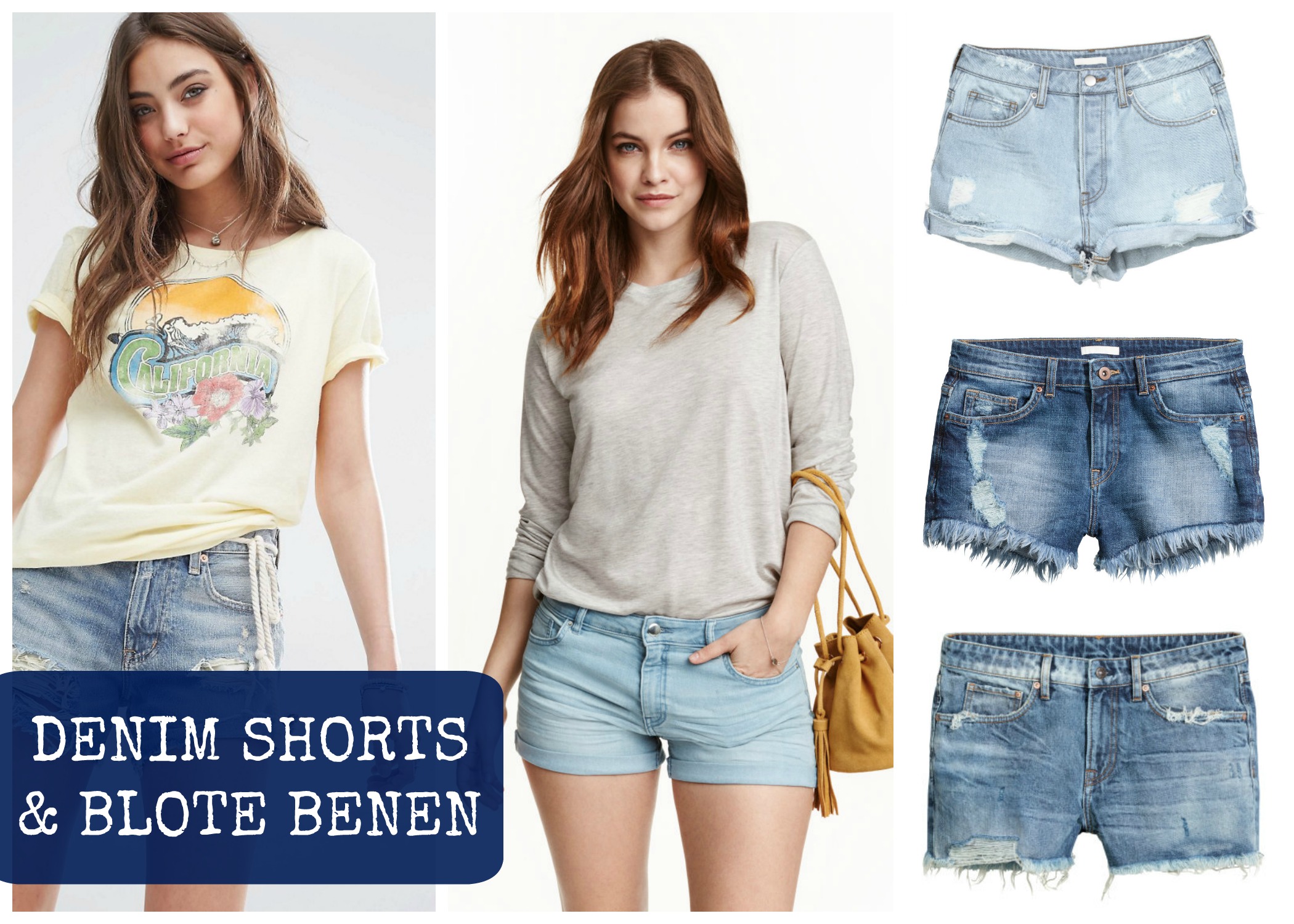 Facet aftrekken Pat Denim shorts en blote benen - Fashionblog - Proud2bme